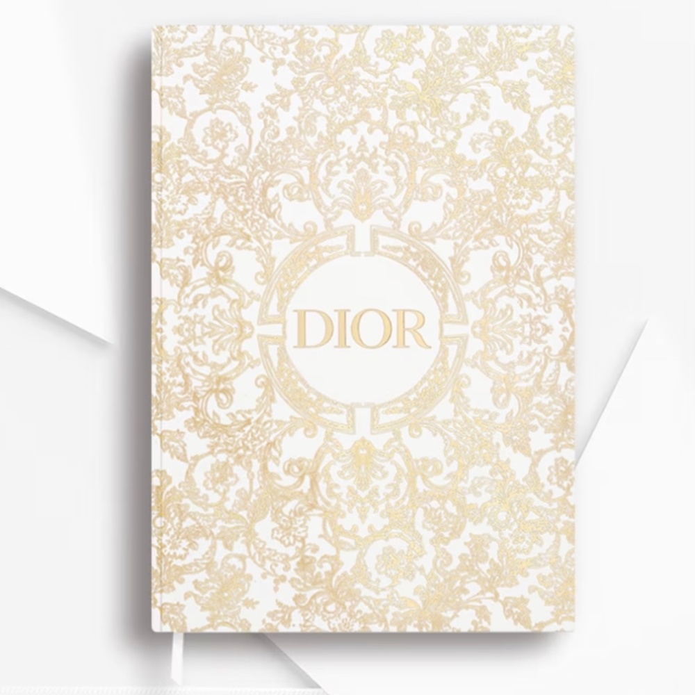 Dior Notebook Journal 2023 Holiday Gold Limited Edition NEW